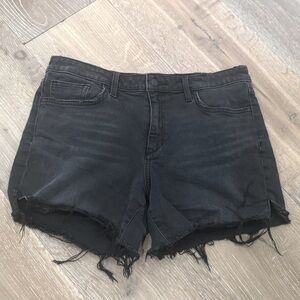 Joe’s Jeans Faded Black Distressed Jeans Shorts Size 29